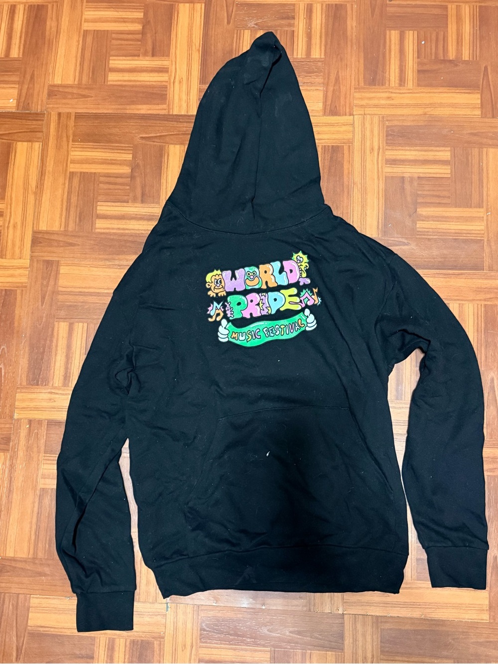 World Pride Music Festival Black Graphic Hoodie